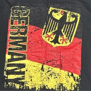 Germany MMCT Black Graphic T Shirt German Flag Eagle Crest No Size Streetwear